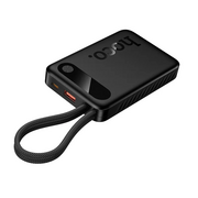  Аккумулятор внешний резервный HOCO J171 Edge 22.5W+PD20W fully compatible power bank with two cables 10000mAh чёрный 
