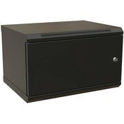  Шкаф коммутационный WRline WR-TW-0945-SR-RAL9004 настенный 9U 600x450мм черный 