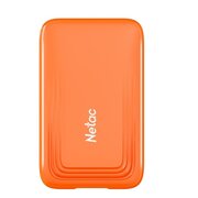  Внешний SSD Netac 1.0Tb ZX20 IV (NT01ZX20Ⅳ-001T-32OR) (USB3.2 Gen2x2 Type-C, 2000/1800MBs, 92x57x9mm, 23g, plastic) Orange 