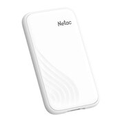  Внешний SSD Netac 1.0Tb ZX20 III (NT01ZX20Ⅲ-001T-32WH) (USB3.2 Gen2x2 Type-C, 2000/1800MBs, 93x52x9mm, 23g, plastic) White 