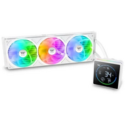  СВО Thermaltake TH360-S V3 Snow (cl-w472-pl12sw-a), LCD, 4-pin, ARGB, 120мм, белый, retail 