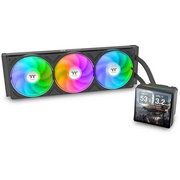  СВО Thermaltake TH360 V3 Ultra (cl-w474-pl12sw-a), LCD, 4-pin, ARGB, 120мм, черный, retail 