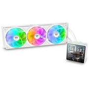 СВО Thermaltake TH360 V3 Ultra Snow (cl-w476-pl12sw-a), LCD, 4-pin, ARGB, 120мм, белый, retail 