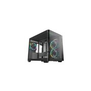  Корпус Deepcool CG330U 3F, TG (aquarium), 3x120mm ARGB Fan, mini-ITX, mATX, черный 