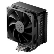  Кулер upHere P4K Black / 4HPx6mm, 200W TDP, single tower, 1x120mm fan, 800-1800RPM, 79.9 CFM, 27dBA 