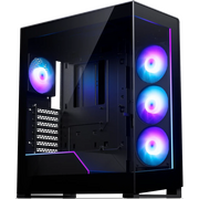  Корпус PHANTEKS NV5X Black (PH-NV523X_DBK01), Digtial RGB Lighting, 1x360mm+1x120mm ARGB Fan, TG, Mid-Tower 