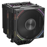 Кулер 1STPLAYER F.A.S.T. FT12DSL-6 Black (FT12DSL-6-BK) / 6HPx6mm, dual tower, 275W TDP, 2x120mm ARGB fans, 600-2000 RPM, 57.56 CFM, 38.21 dBA 