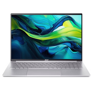  Ноутбук Acer Swift 16 SFL16-51M (NX.D3UCD.003) Core Ultra 5 115U/16Gb/512Gb SSD/VGA int/noOS серебристый 