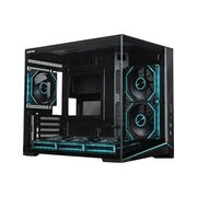  Корпус XASTRA QW505M 6ARGB-FN-C10 (QW505M-6FN12A-C10) Black mATX/Aquarium/Screewless/ 6x120mm ARGB PWM FN fans/Argb+PWM HUB 10port/Led strip 