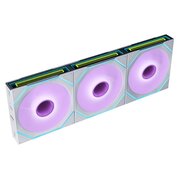  Комплект вентиляторов (3шт.) Lian Li Uni Fan SL Inf Flex 120 Reverse Blade / 12RSLIN1F3W White (G9F.12RSLIN1F3W.R0) / 120x124x28мм (PWM, ARGB) 