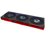  Комплект вентиляторов (3шт.) Lian Li Uni Fan TL LCD Flex 120 / 12TLLCD1F3B Black (G9F.12TLLCD1F3B.R0) / 120x124x28мм (PWM, ARGB, 1900 об/минa) 