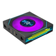  Вентилятор Lian Li Uni Fan SL Inf LCD Flex 120 / 12SLIND1F1B Black (G9F.12SLIND1F1B.R0) / 120x124x28мм (PWM, ARGB, 2600 об/мин (Max.), 33dBa) 