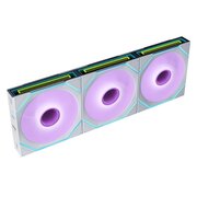  Комплект вентиляторов (3шт.) Lian Li Uni Fan SL Inf Flex 120 / 12SLIN1F3W White (G9F.12SLIN1F3W.R0) / 120x124x28мм (PWM, ARGB, 2300 об/мин, 29,2dBa) 