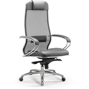  Кресло Метта SL-1.04 Infinity Easy Clean (Z316036448)) сет./экокожа с подголов. крестов. металл хром 