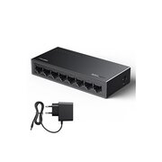  Коммутатор сетевой UGREEN CM834 (35499EU) 8-Port Gigabit Ethernet Switch PC+ABS Housing EU серый 