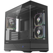  Корпус Powercase GT3 ARGB V2 (CMGT3BV2-A3), TG, Type-C, 3x 120мм ARGB PWM Fans, ARGB+PWM HUB, Nylon filters, черный, mATX 