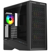  Корпус Powercase Intro ARGB (CJ235IB-A4), TG, Type-C, 4x 120mm ARGB PWM Fans, ARGB+PWM HUB, Nylon filters, чёрный, ATX 