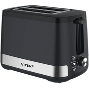  Тостер Vitek VT-T1002 черный/стальной 