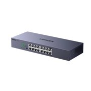  Коммутатор сетевой UGREEN CM939 (75289EU) 16-Port Gigabit Ethernet Switch Aluminum Housing EU серый космос 