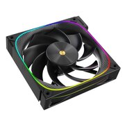 Вентилятор Geometric Future Squama Ultimate 3003RB-14 Reverse Black (1F3003R114000) 140mm / ARGB, PWM, 140x140x30 mm, 800-2100 rpm, 95 cfm, 36 dBA 