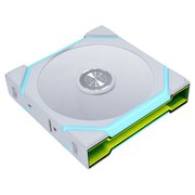  Вентилятор Lian Li Uni Fan SL Flex 120 Reverse Blade / 12RSL1F1W White (G9F.12RSL1F1W.R0) / 120x124,5x28мм (PWM, ARGB, 2000 об/мин (Max.), 31.3dBa) 
