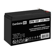  АКБ ExeGate DTM 1207/EXG 1270 (12V 7Ah) клеммы F2 EP129858RUS 