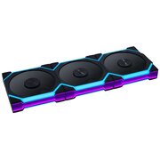  Комплект вентиляторов (3шт.) Lian Li Uni Fan SL Flex 120 Reverse Blade / 12RSL1F3B Black (G9F.12RSL1F3B.R0) / 120x124,5x28мм (PWM, ARGB, 2000 об/мин) 