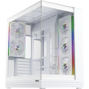  Корпус 1STPLAYER OV8 White (OV8-WH-2FP7R-3-W-1FP7-2-W-HUB3) / ATX BTF / 8x120mm ARGB fans hub 