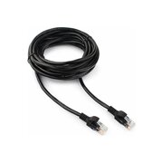  Патч-корд Cablexpert PP12-5M/BK UTP5e, 5 м, литой, многожильный, биметалл CCA, 26AWG, PVC, чёрный 