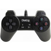  Геймпад Dialog GP-A01 Action - 10 кнопок, USB, черный 