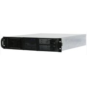  Корпус Procase RE204-D2H5-M-48 2U server case,2x5.25+5HDD,черный,без блока питания(PS/2,mini-redundant),глубина 480мм,mATX 9.6"x9.6" 