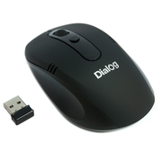  Мышь беспроводная Dialog MROP-03U Pointer Black RF 2.4G Optical - 3 кнопки + ролик прокрутки, USB, черная 