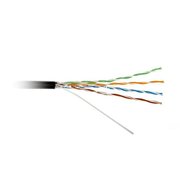  Кабель Atcom Premium АТ6414 UTP5e, наружный, медь CU, 4x2x0.50 мм, 24AWG, двойная оболочка PVC+PVE, 305 м 