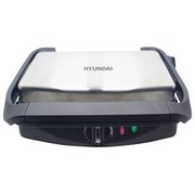  Электрогриль Hyundai HYG-2073 серебристый/черный 