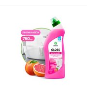  Гель чистящий для ванны и туалета GRASS Gloss pink 750 мл 125543 