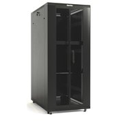  Шкаф серверный Hyperline TTB-4261-DD-RAL9004 напольный 42U 600x1000мм пер.дв.перфор.2ств. задн.дв.перфор.2-хст. 