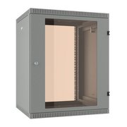  Шкаф коммутационный C3 Solutions Wallbox 15-65 G (NT084702) настенный 15U 600x520мм пер.дв.стекл серый 