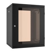  Шкаф коммутационный C3 Solutions Wallbox 18-63 B (NT589168) настенный 18U 600x350мм пер.дв.стекл черный 