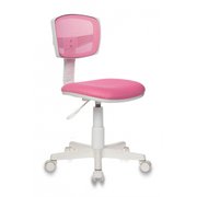  Кресло детское Бюрократ CH-W299/PK/TW-13A спинка сетка розовый TW-06A TW-13A (пластик белый) 