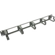  Кабельный органайзер C3 Solutions CO-HО G NT089504 горизонтальный односторон кольца 1U шир.:19" глуб.:60мм с отверстием 