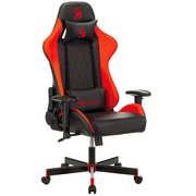  Кресло игровое A4Tech GC-870 черный/красный ромбик эко.кожа с подголов. крестов. металл 