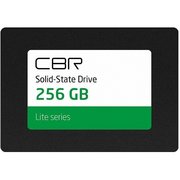  SSD CBR SSD-256GB-2.5-LT22, серия Lite, 256 GB, 2.5", SATA III 6 Gbit/s, SM2259XT, 3D TLC NAND, R/W speed up to 550/520 M 