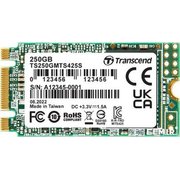  SSD Transcend MTS425 (TS250GMTS425S) M.2 250Gb (SATA3, up to 500/330MBs, 3D NAND, 90TBW, 22x42mm) 
