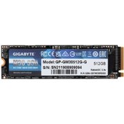  SSD GIGABYTE M30 (GP-GM30512G-G) 512GB, SSD, M.2 2280, NVMe 