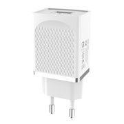  СЗУ Hoco C42A Vast power QC3.0 (AFC) single port, white 