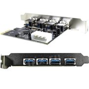  Контроллер ORIENT VA-3U4PE RTL PCI Express card USB 3.0 4 порта 