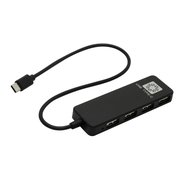  USB-концентраторы 5bites HB24C-210BK 4*USB2.0/TYPE-C Plug/Black 
