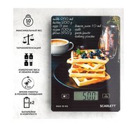 Весы кухонные Scarlett SC-KS57P75 Вафли 
