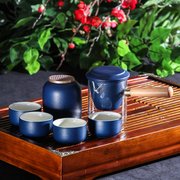  Набор для чайной церемонии «Лотос», 6 предметов: 4 пиалы 50 мл, чайник 210 мл, банка для чая, чабань (7597878) 