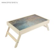  Столик для завтрака "Металл" стеклянная поверхность 50х30см (2152875) 